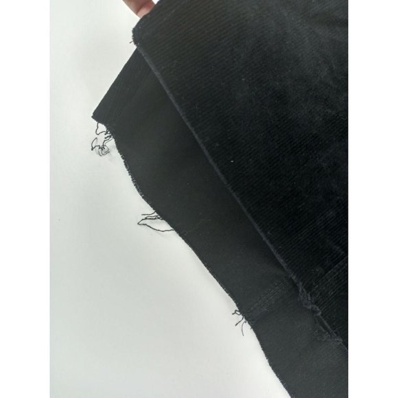 NEW 2Sable Size Small Black Corduroy Midi Skirt Ra - Picture 6 of 7